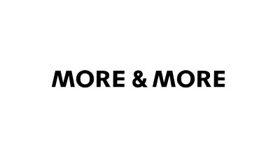 More and more